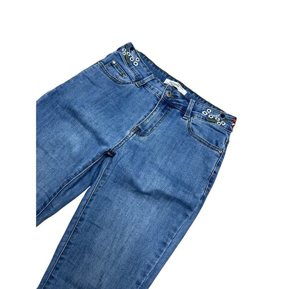 Y2K THcreasa women size 26 stretchy Bell Bottom Jeans for Women High Waisted - Picture 9 of 13